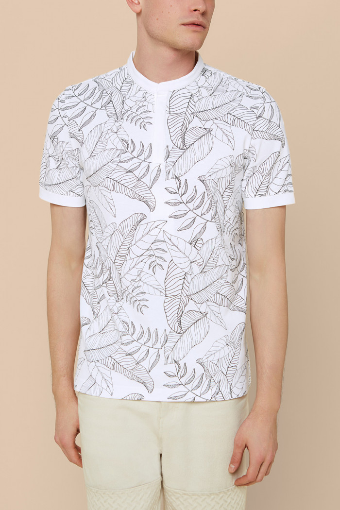 Polo Jungle Blanc