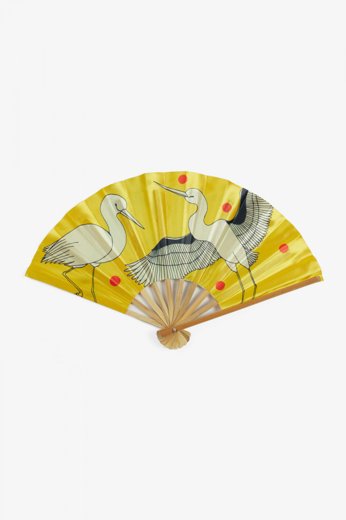 Handfan - Flying Stork
