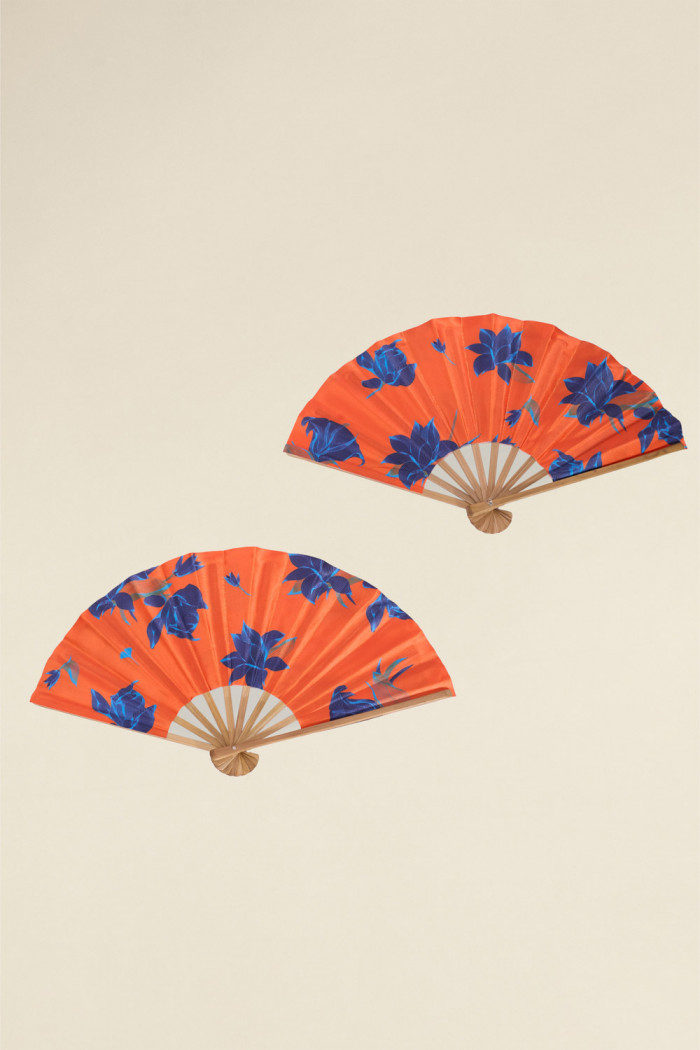 Handfan - Lily Pattern