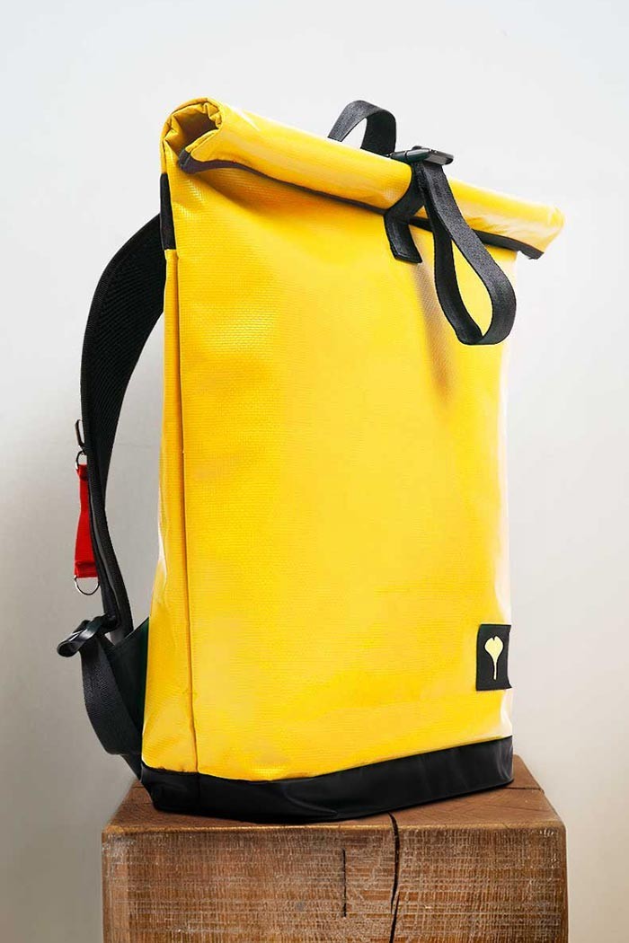 Rolltop Backpack Yellow