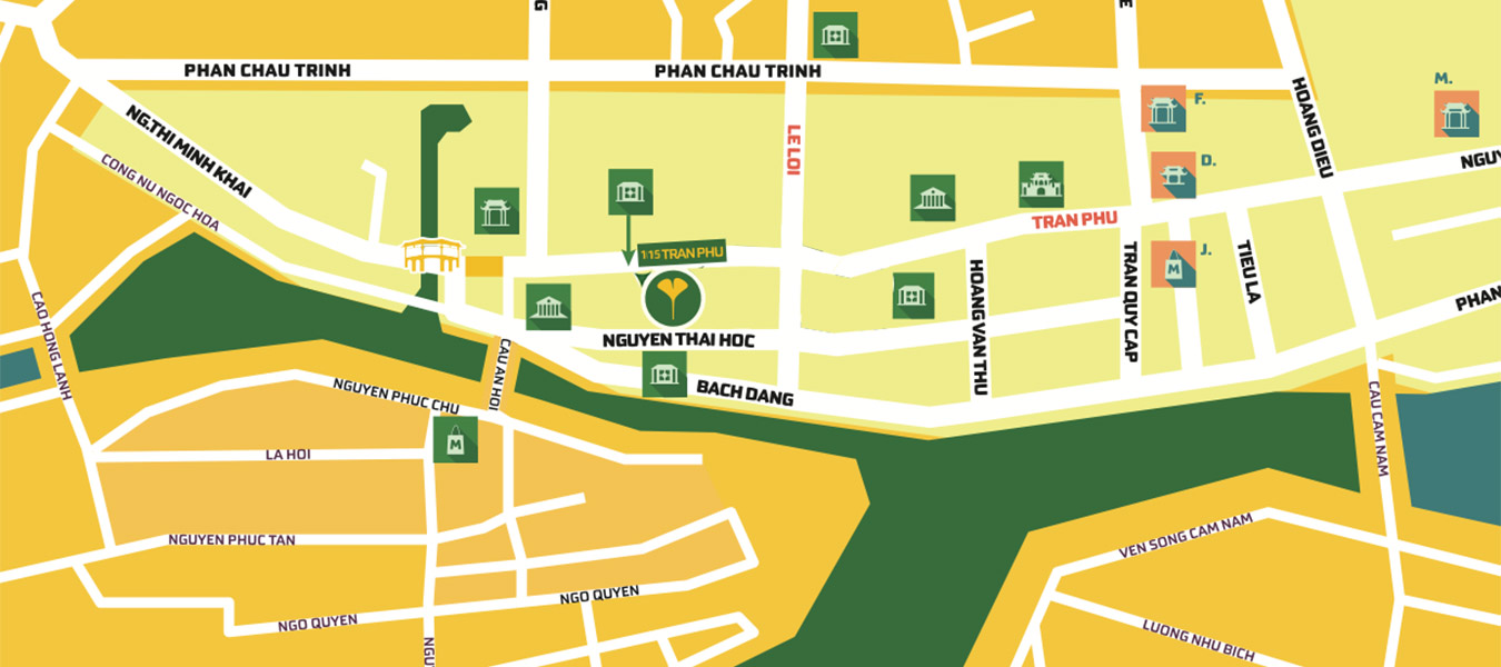 Hoi An ginkgo store map
