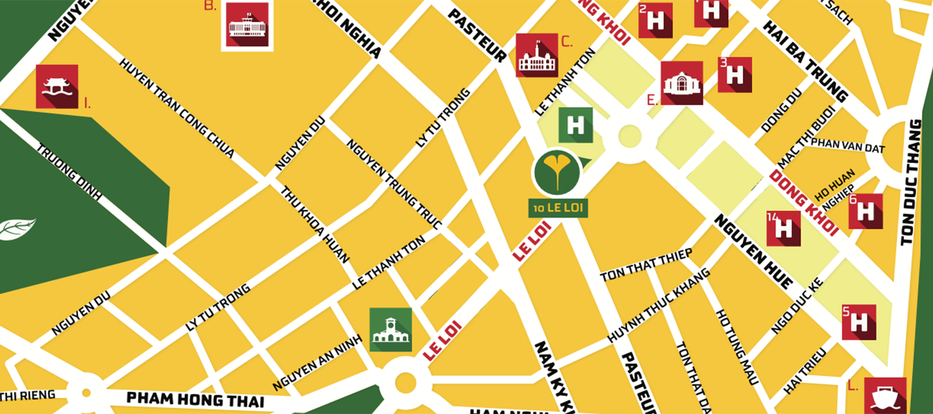 saigon ginkgo store map